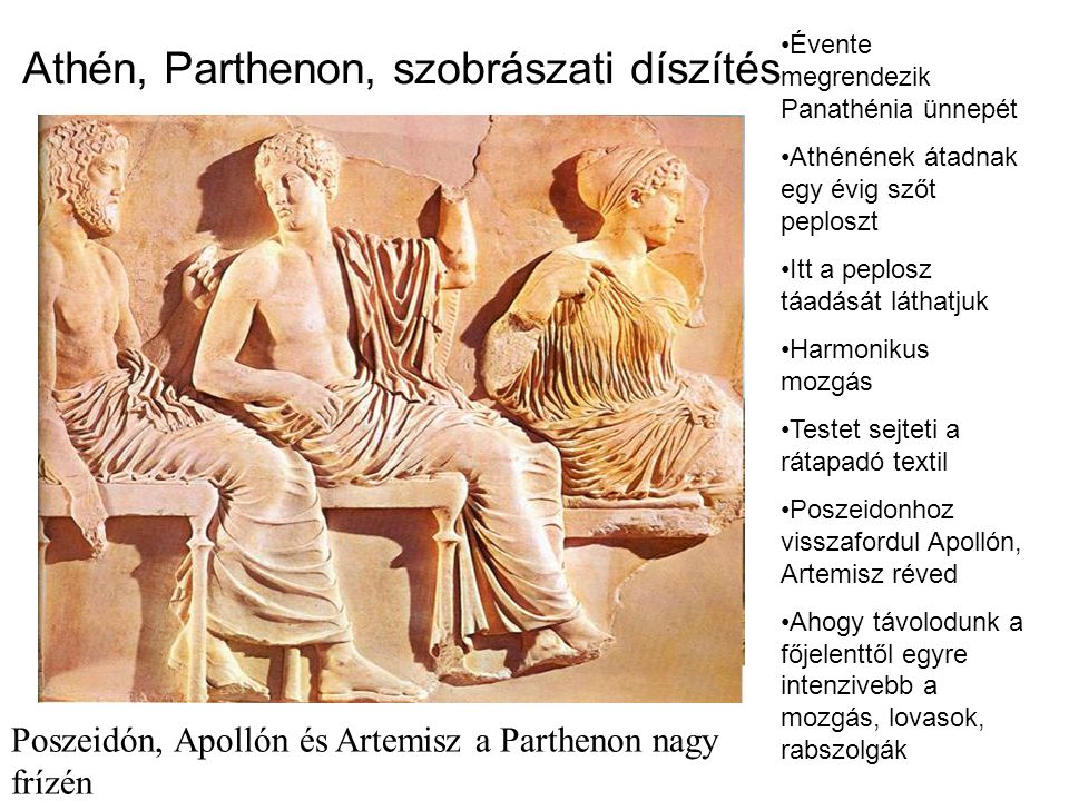 Athén, Parthenon, szobrászati díszítés