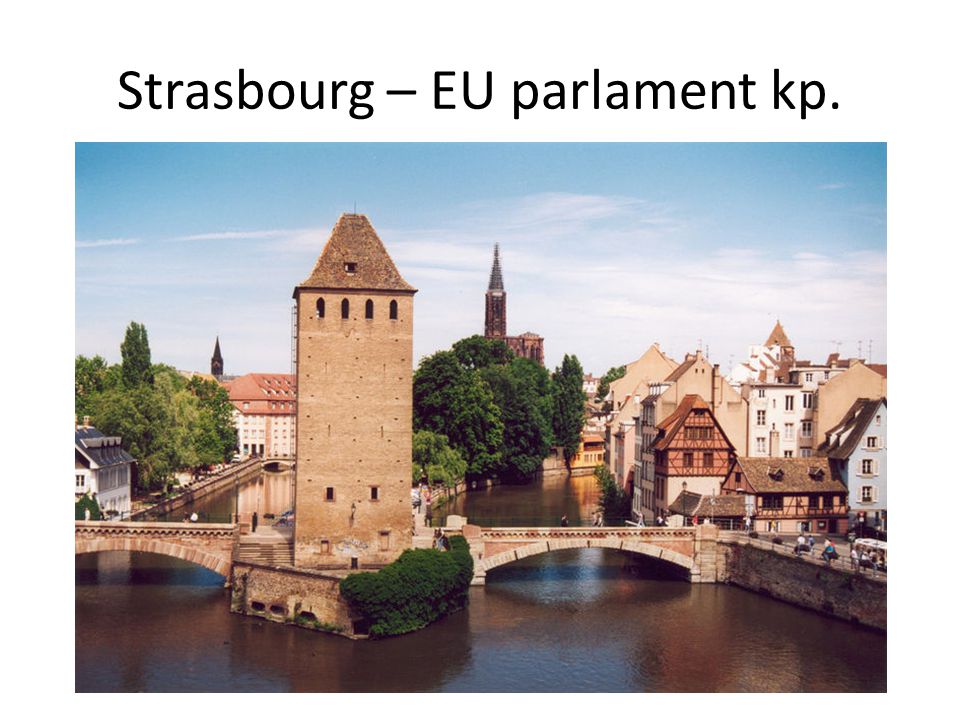 Strasbourg – EU parlament kp.