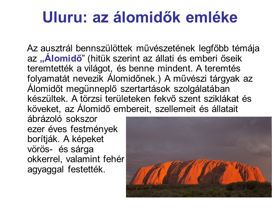 Uluru: az álomidők emléke