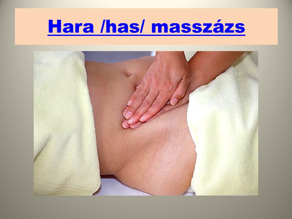 Hara /has/ masszázs