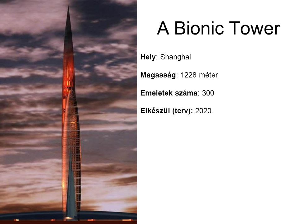 A Bionic Tower Hely: Shanghai