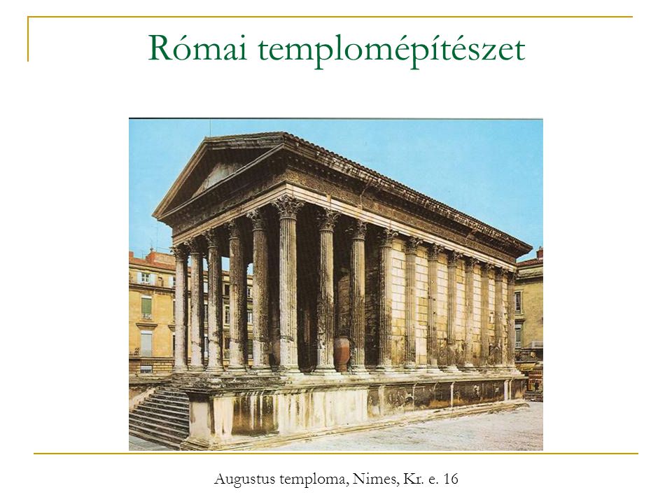 Római templomépítészet