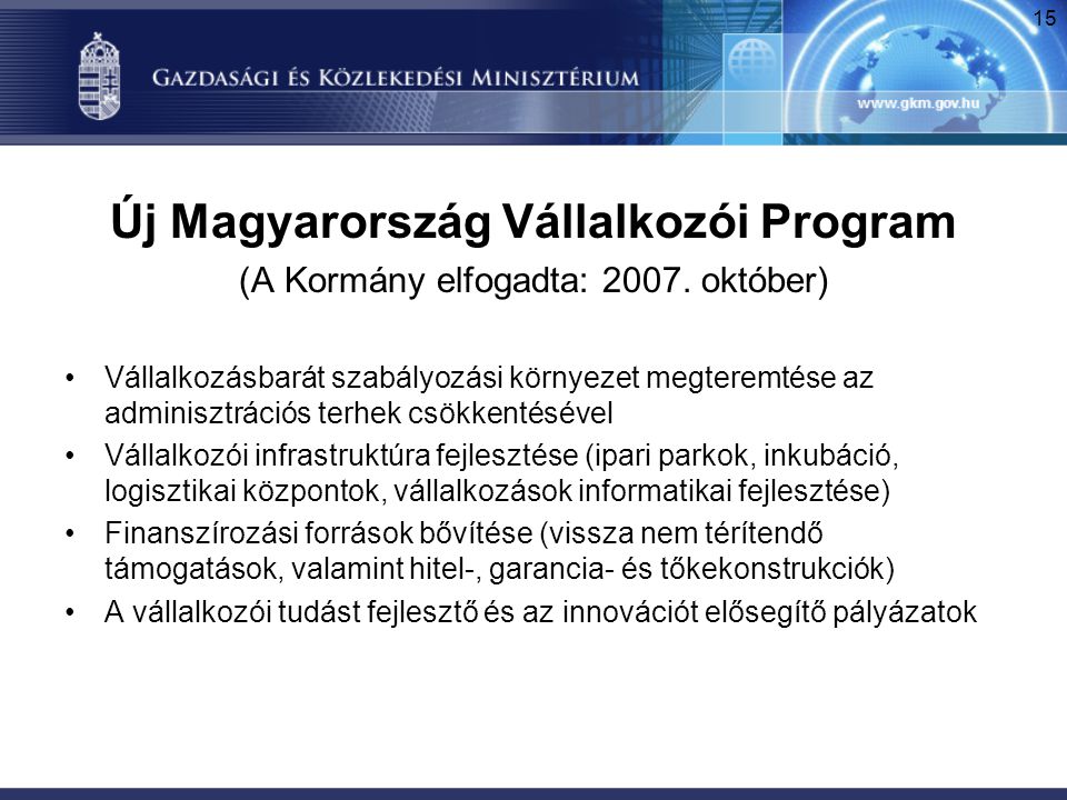 Új Magyarország Vállalkozói Program