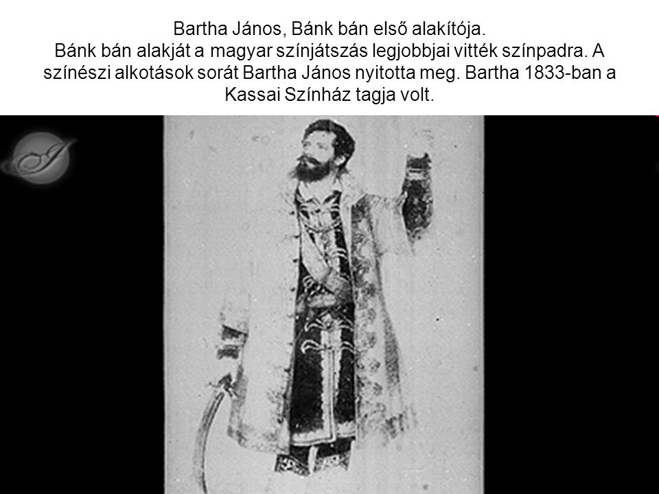 Bartha János, Bánk bán első alakítója