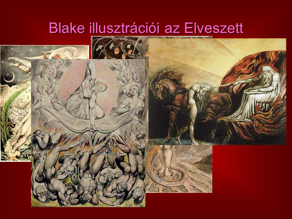 Blake illusztrációi az Elveszett Paradicsomhoz