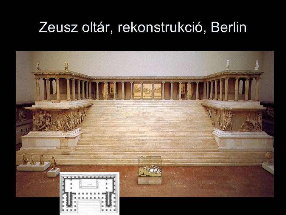 Zeusz oltár, rekonstrukció, Berlin