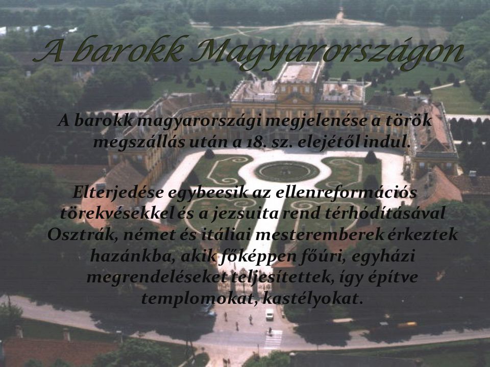 A barokk Magyarországon