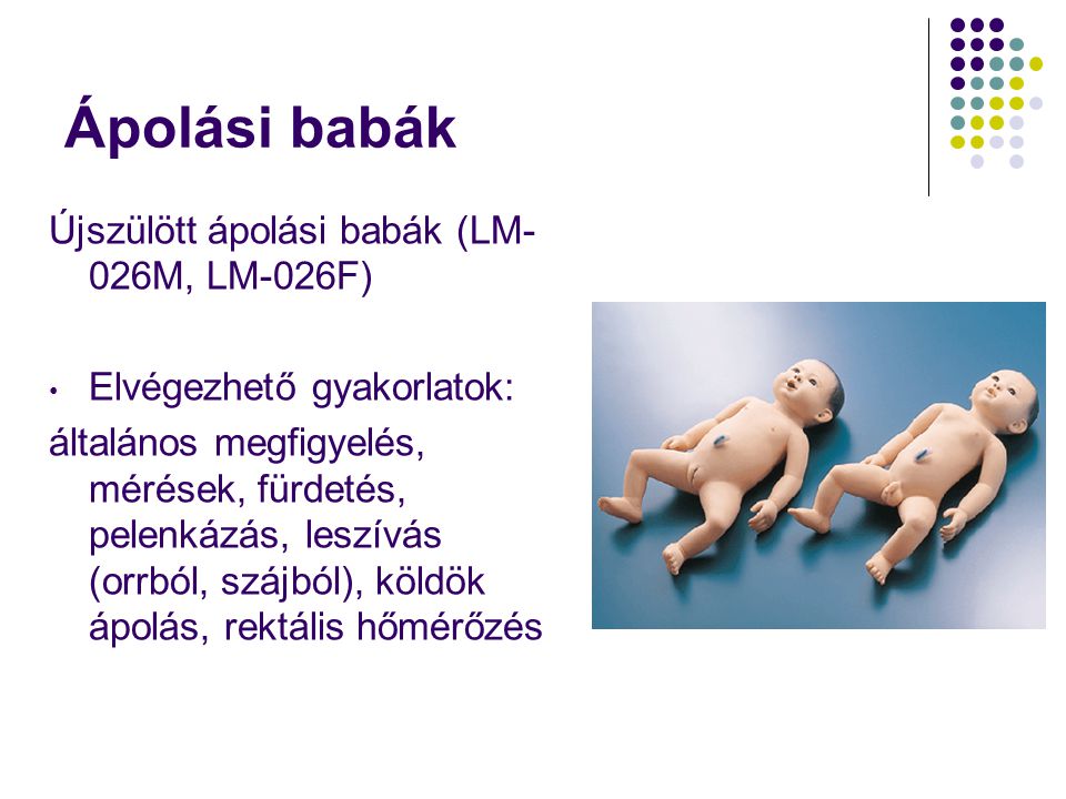 Ápolási babák Újszülött ápolási babák (LM-026M, LM-026F)