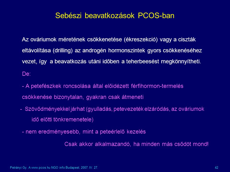A PCOS tünetei és kezelése