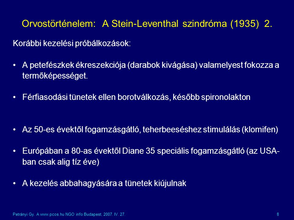 Orvostörténelem: A Stein-Leventhal szindróma (1935) 2.