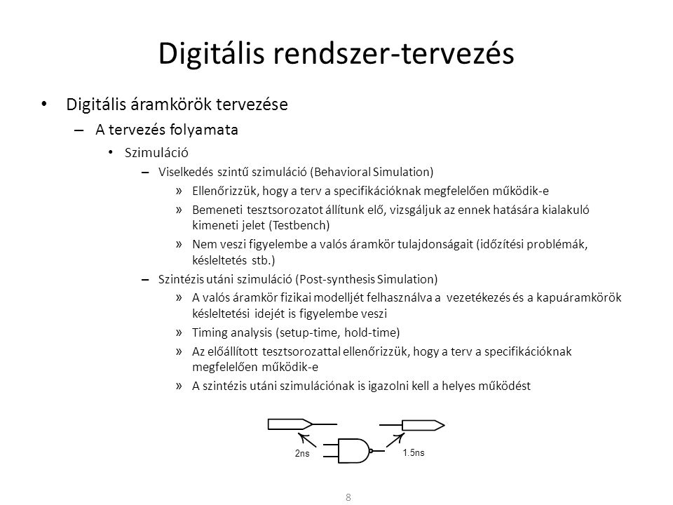 Digitális rendszer-tervezés
