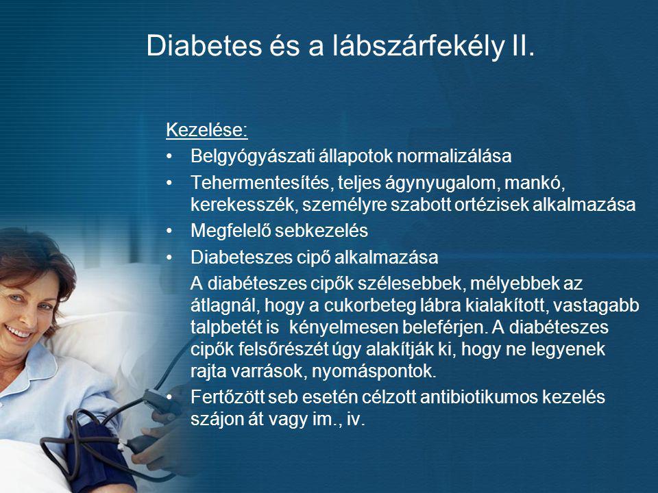 kezelése gennyes sebek diabetes