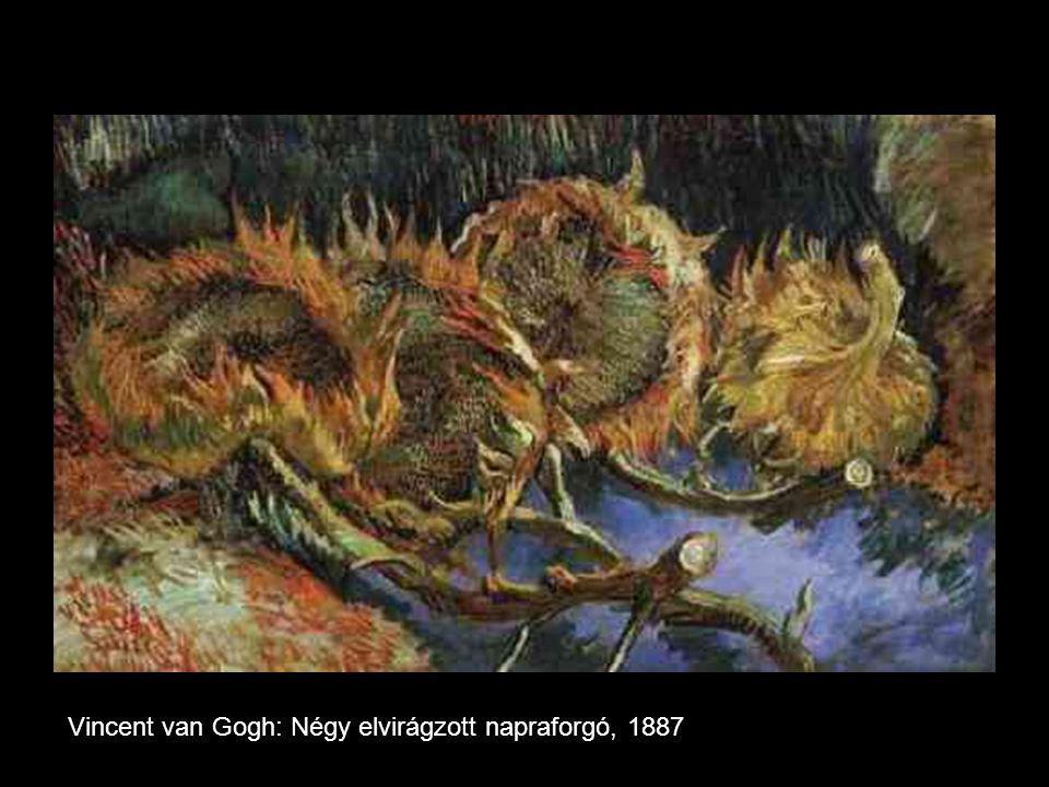 Vincent van Gogh: Négy elvirágzott napraforgó, 1887