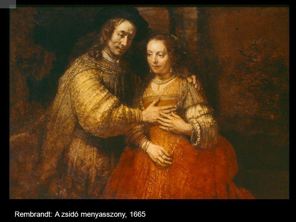 Rembrandt: A zsidó menyasszony, 1665