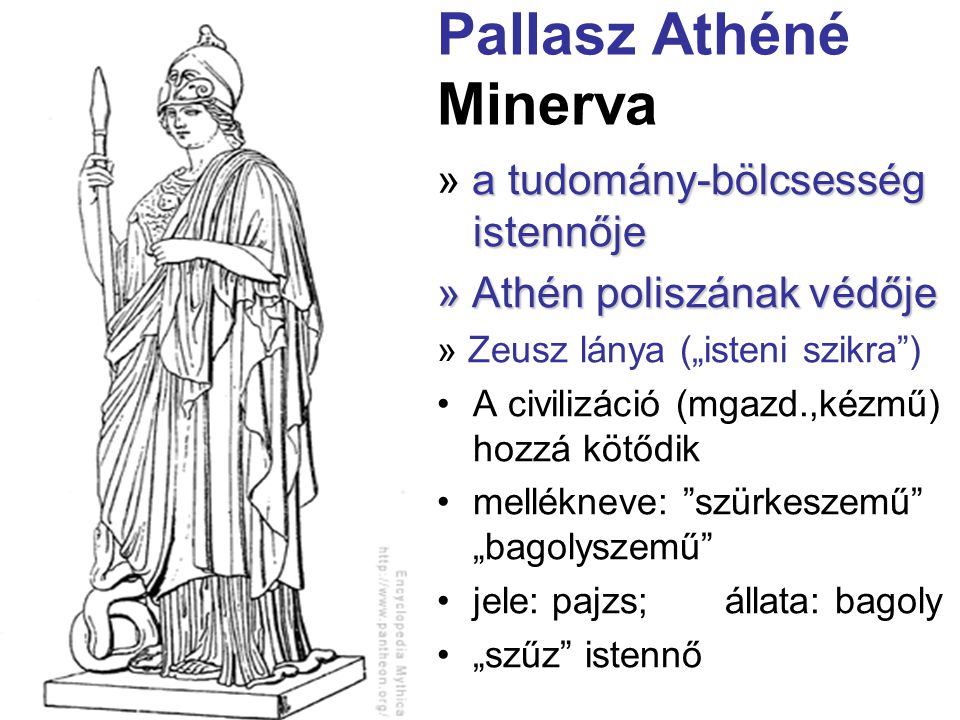 Pallasz Athéné Minerva