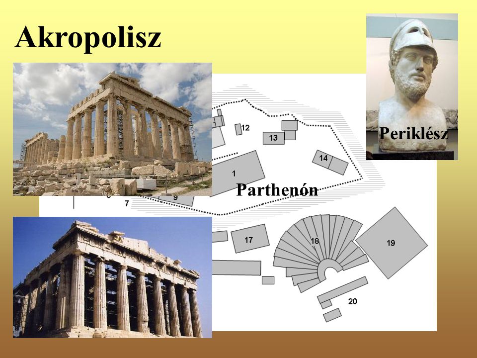 Akropolisz Periklész Parthenón