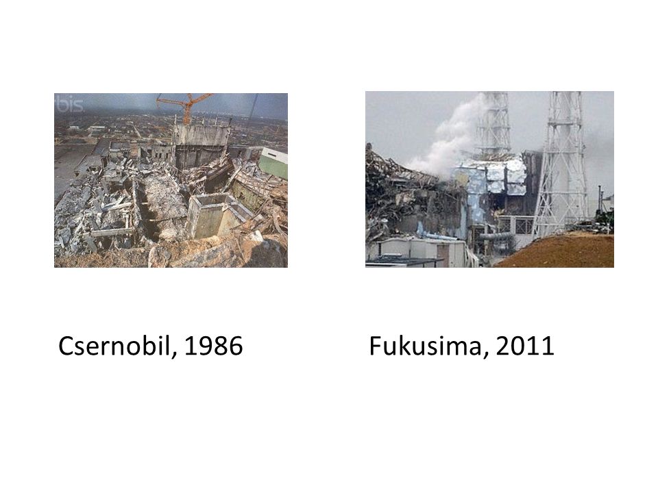 Csernobil, 1986 Fukusima, 2011