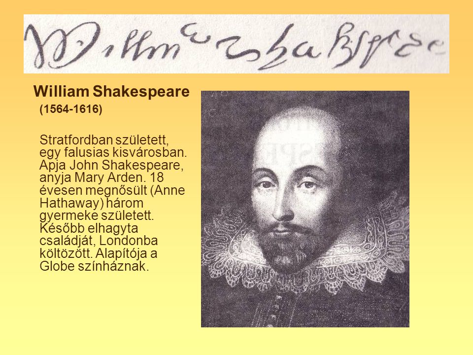 William Shakespeare ( )