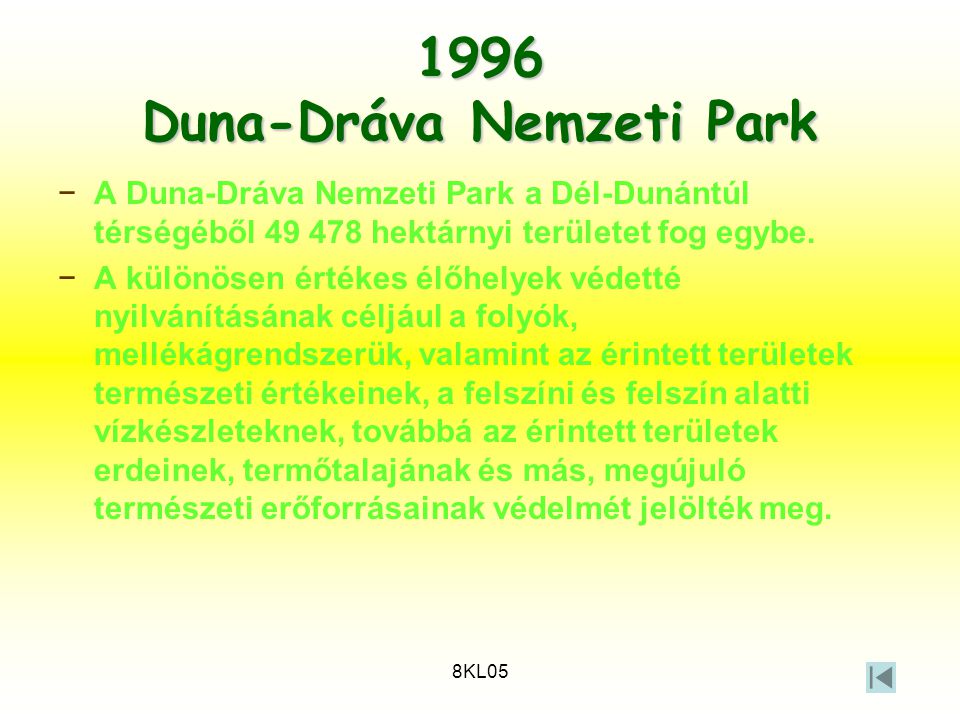 1996 Duna-Dráva Nemzeti Park
