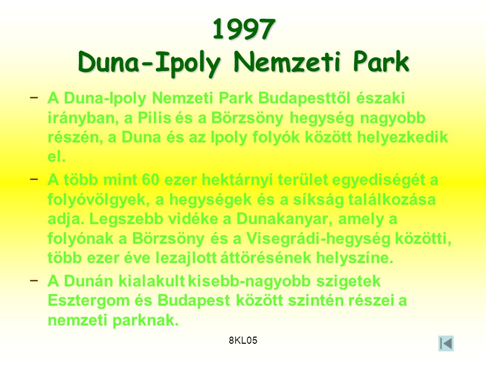 1997 Duna-Ipoly Nemzeti Park