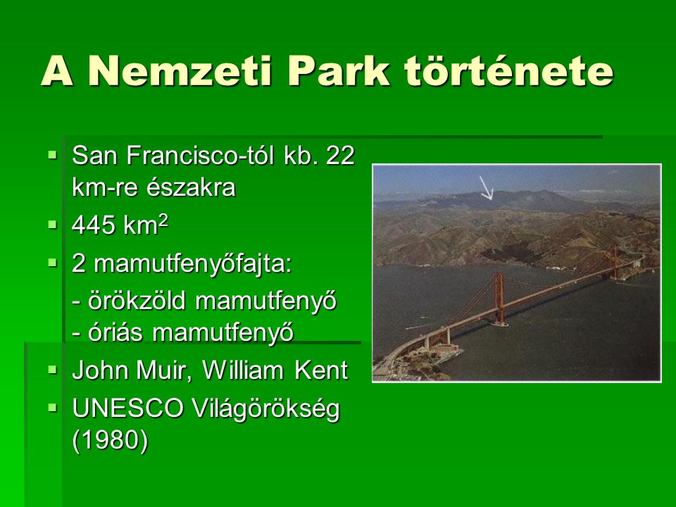 A Nemzeti Park története