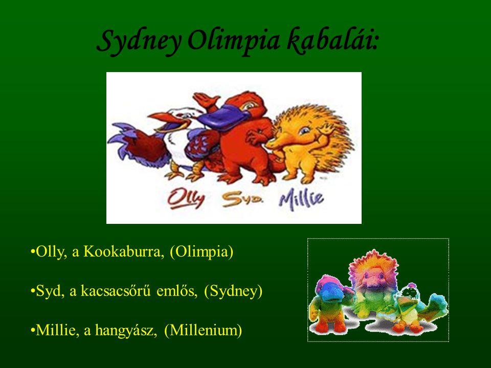 Sydney Olimpia kabalái: