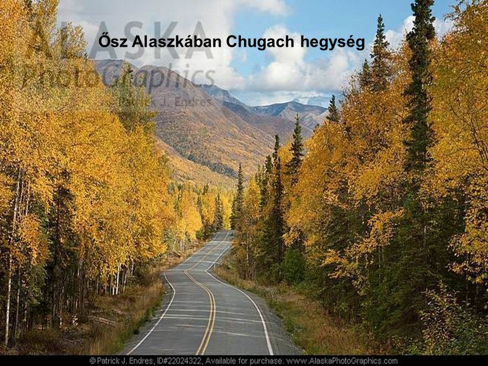 Ősz Alaszkában Chugach hegység