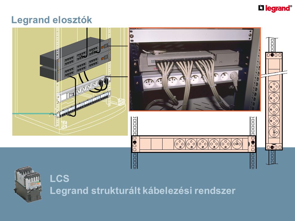 Legrand elosztók LCS Legrand strukturált kábelezési rendszer