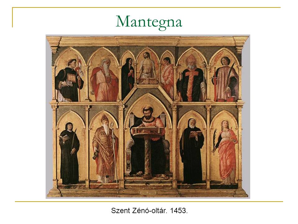 Mantegna Szent Zénó-oltár