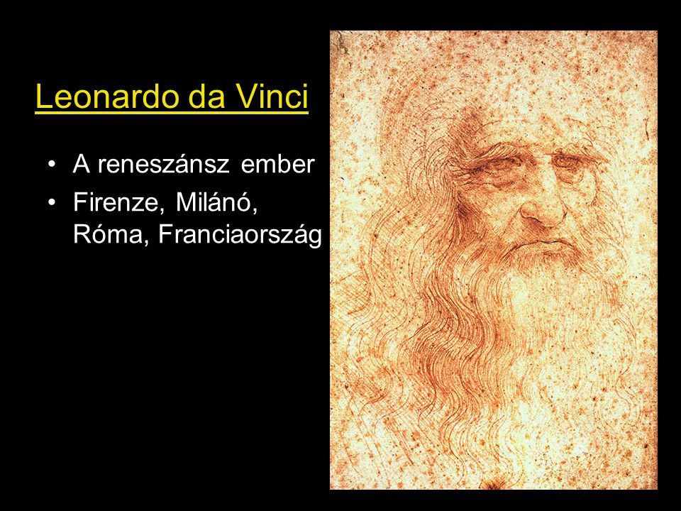 Leonardo da Vinci A reneszánsz ember