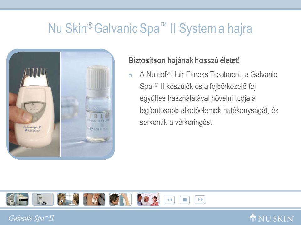Nu Skin® Galvanic Spa™ II System a hajra