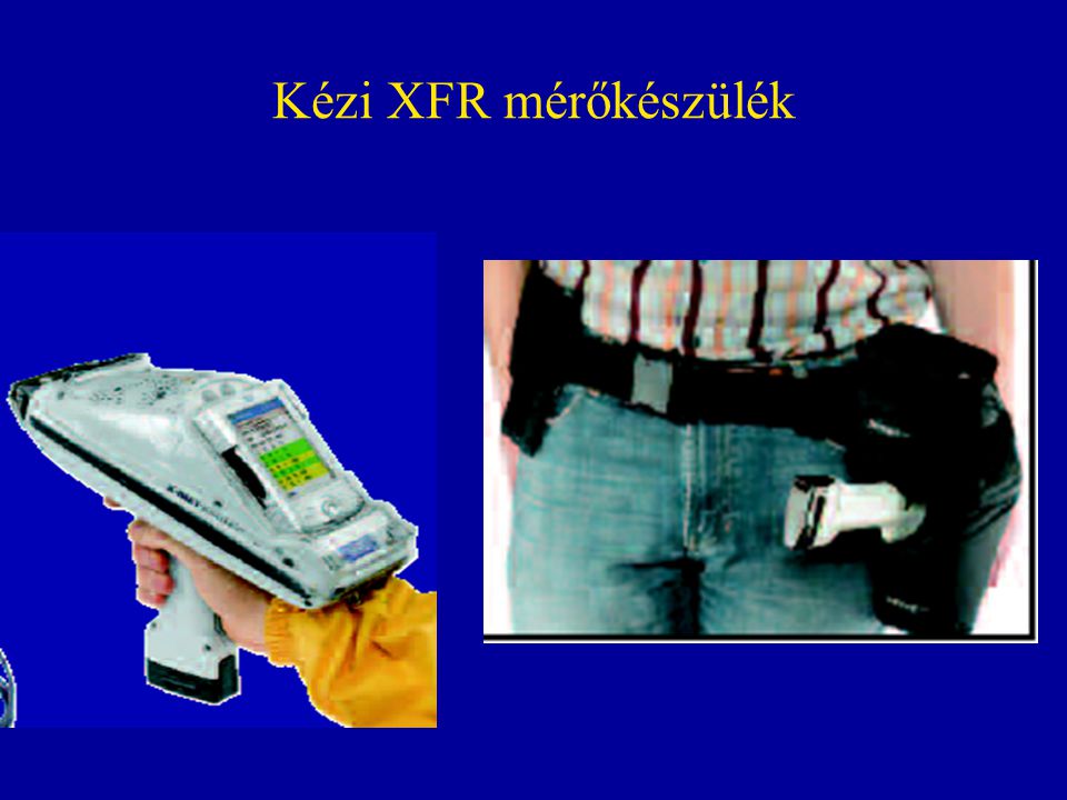 Kézi XFR mérőkészülék