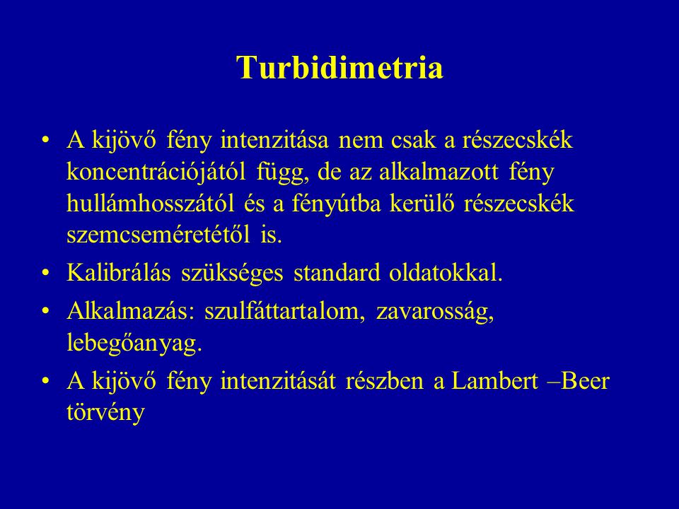 Turbidimetria