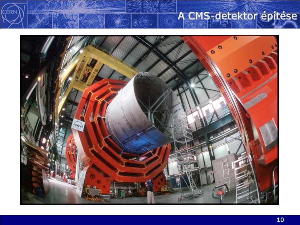 A CMS-detektor építése