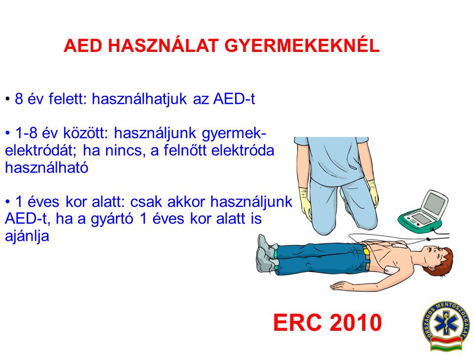 AED HASZNÁLAT GYERMEKEKNÉL