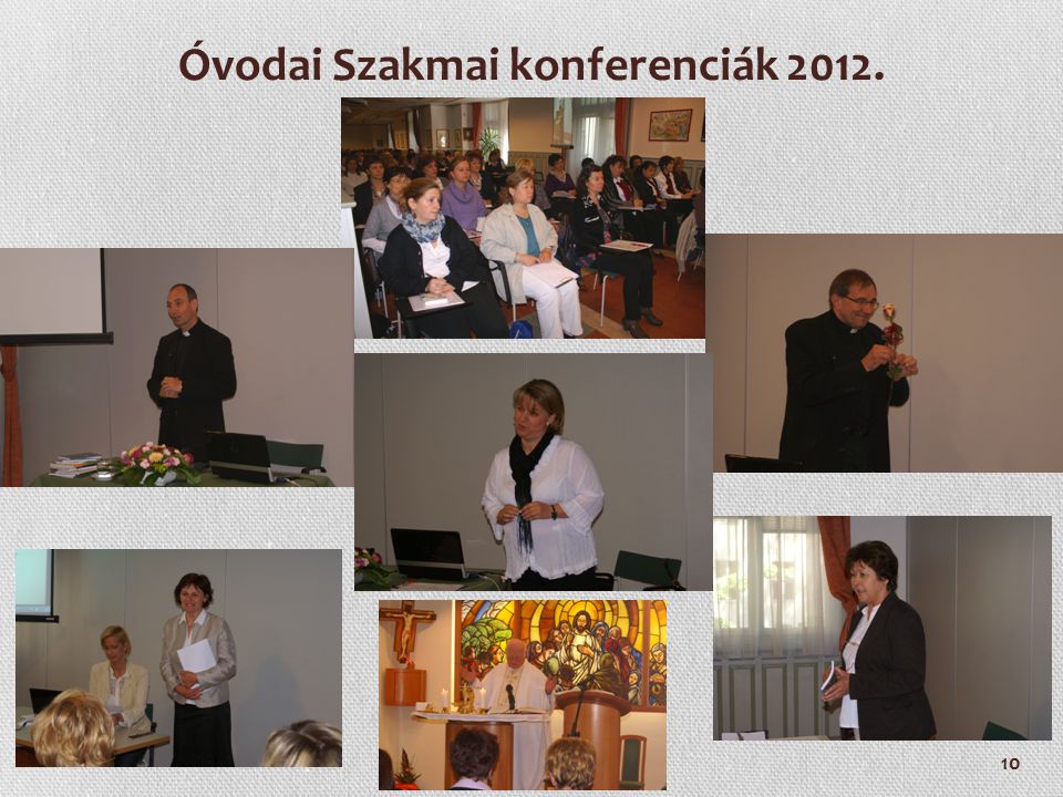 Óvodai Szakmai konferenciák 2012.