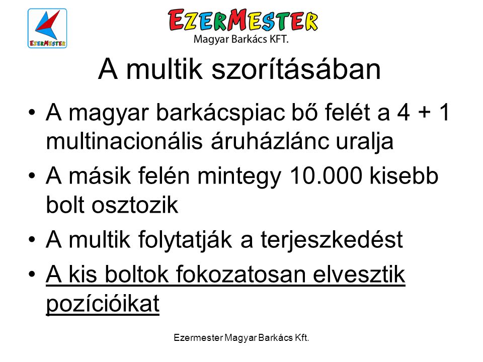 Ezermester Magyar Barkács Kft.
