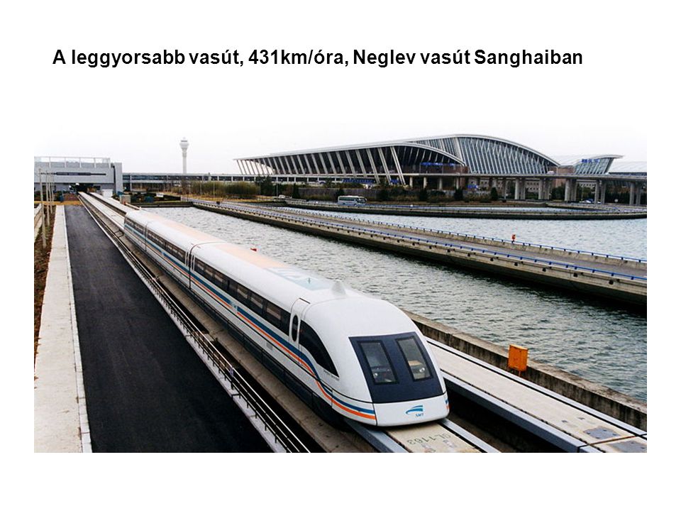 A leggyorsabb vasút, 431km/óra, Neglev vasút Sanghaiban