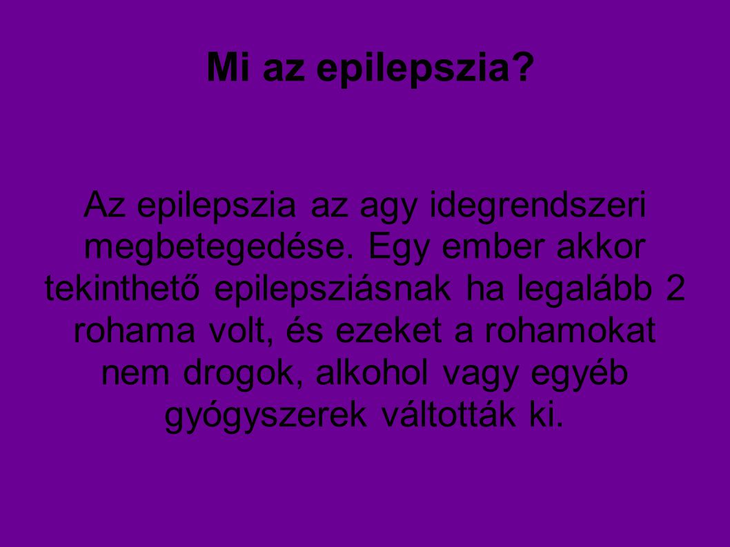 Mi az epilepszia