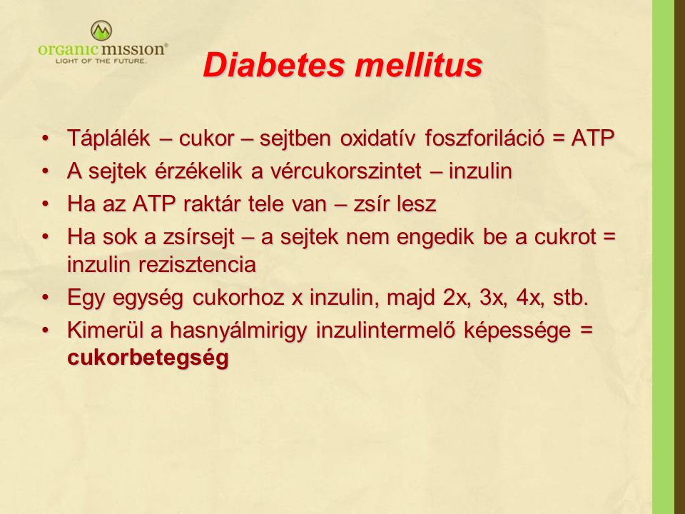 dió a diabetes mellitus kezelésében