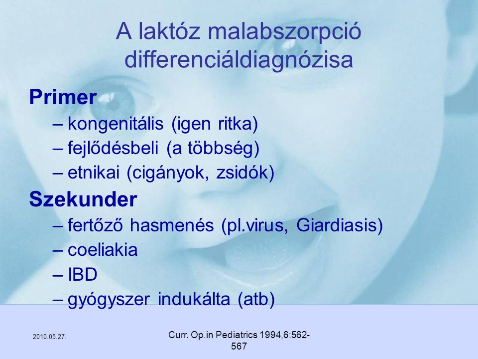 A laktóz malabszorpció differenciáldiagnózisa