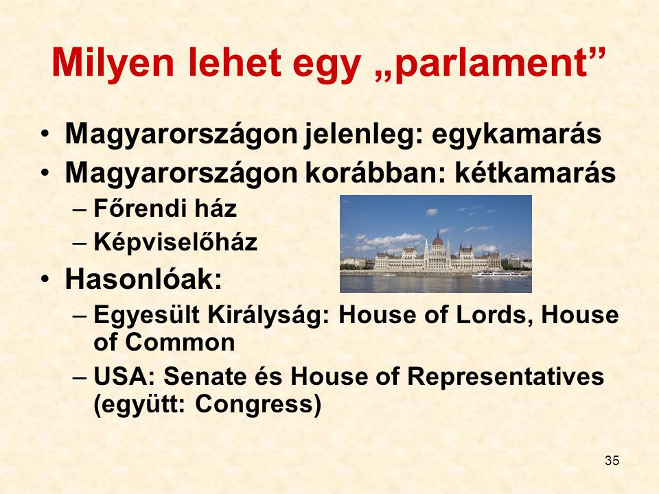 Milyen lehet egy „parlament