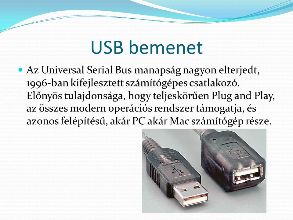 USB bemenet