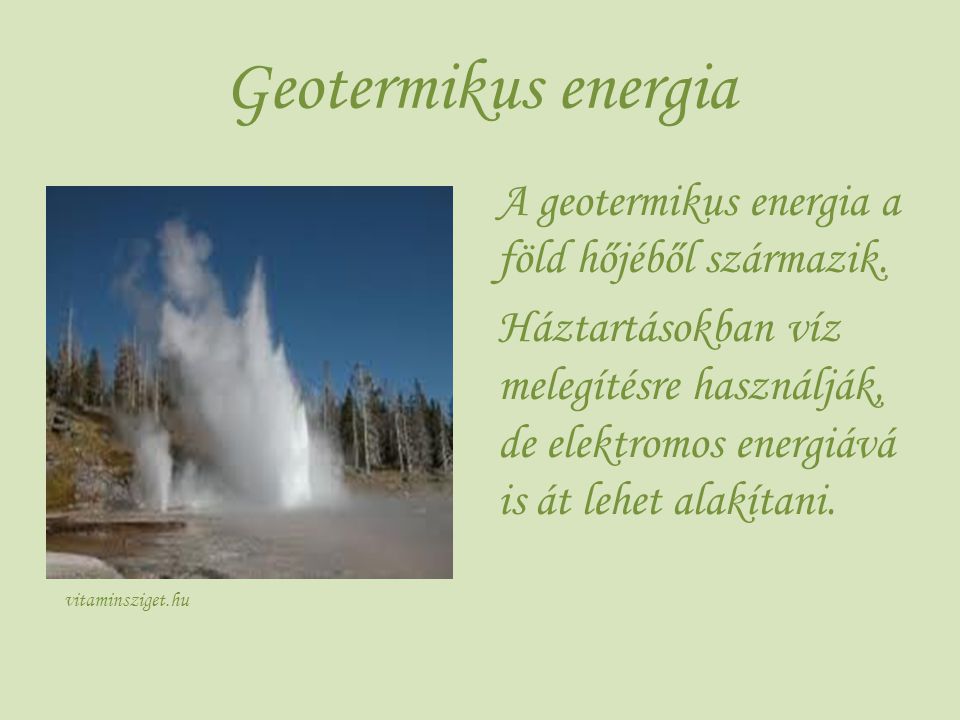Geotermikus energia