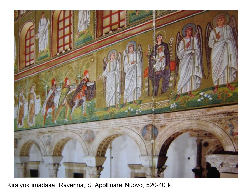 Királyok imádása, Ravenna, S. Apollinare Nuovo, k.