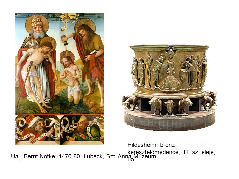 Hildesheimi bronz keresztelőmedence, 11. sz. eleje, uo