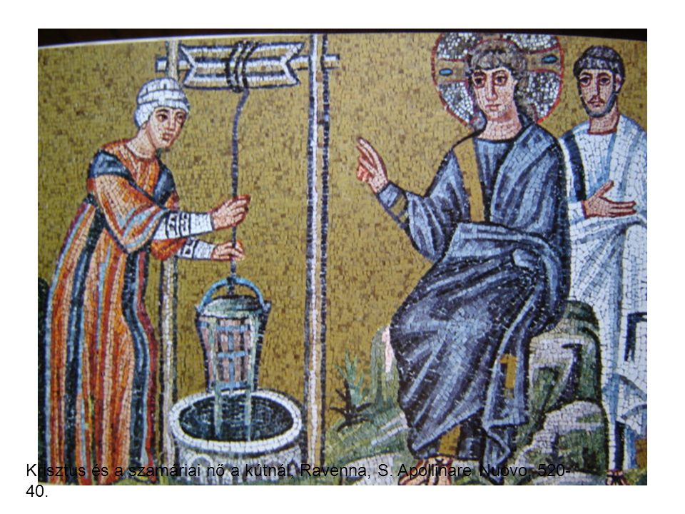 Krisztus és a szamáriai nő a kútnál, Ravenna, S