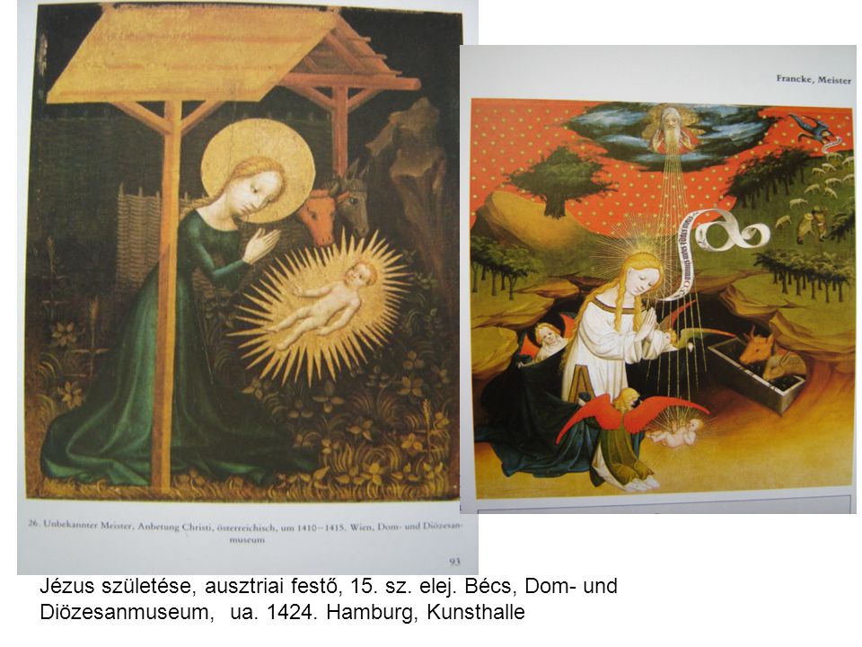 Jézus születése, ausztriai festő, 15. sz. elej