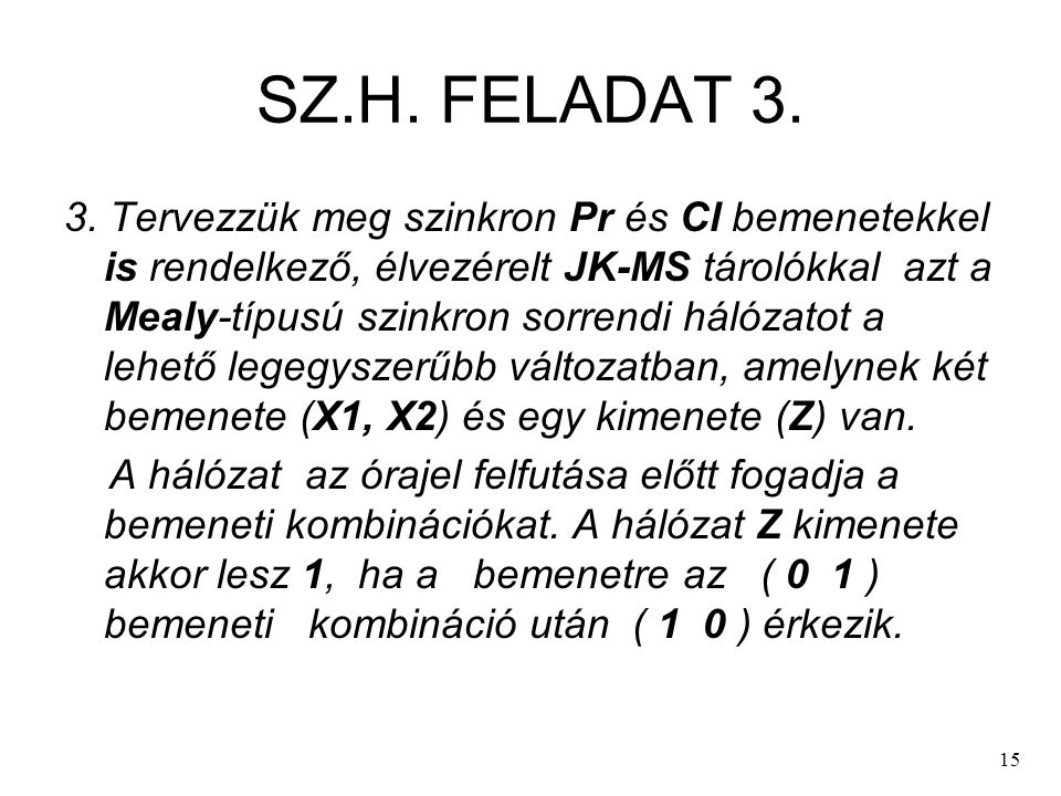 SZ.H. FELADAT 3.