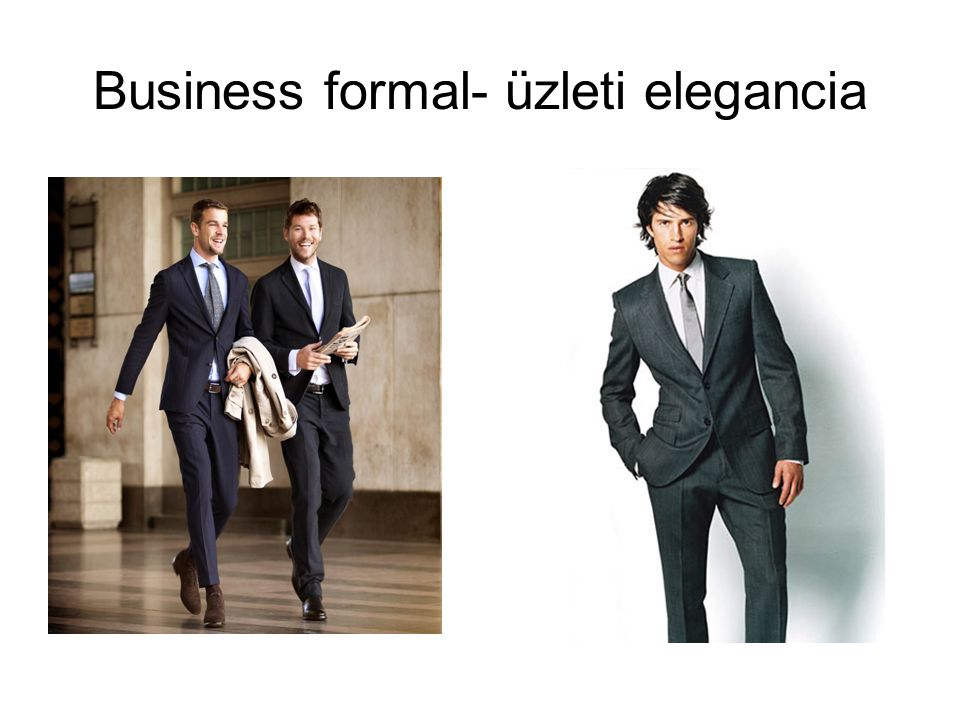 Business formal- üzleti elegancia